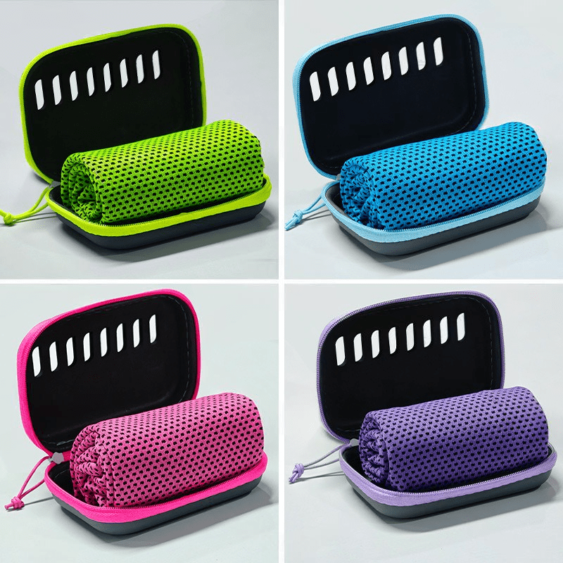 Outdoor Camping Storage Box - 1Pc Cooling Quick‑Dry Sports Towel With