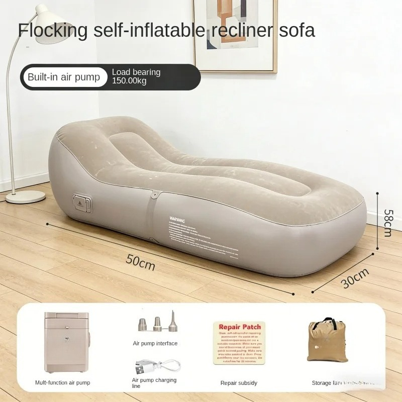 Outdoor Camping Lounge Chairs - Outdoor Leisure Self Inflating Sofa Lounge