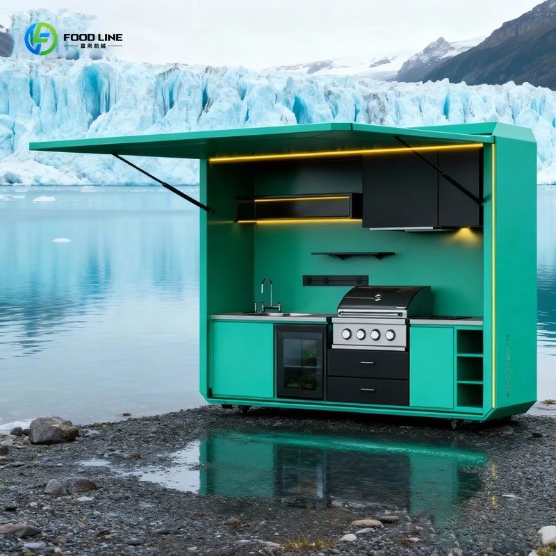 Outdoor Camping Kitchen With Sink - Customized Modern Modular Premium Outdoor Camping