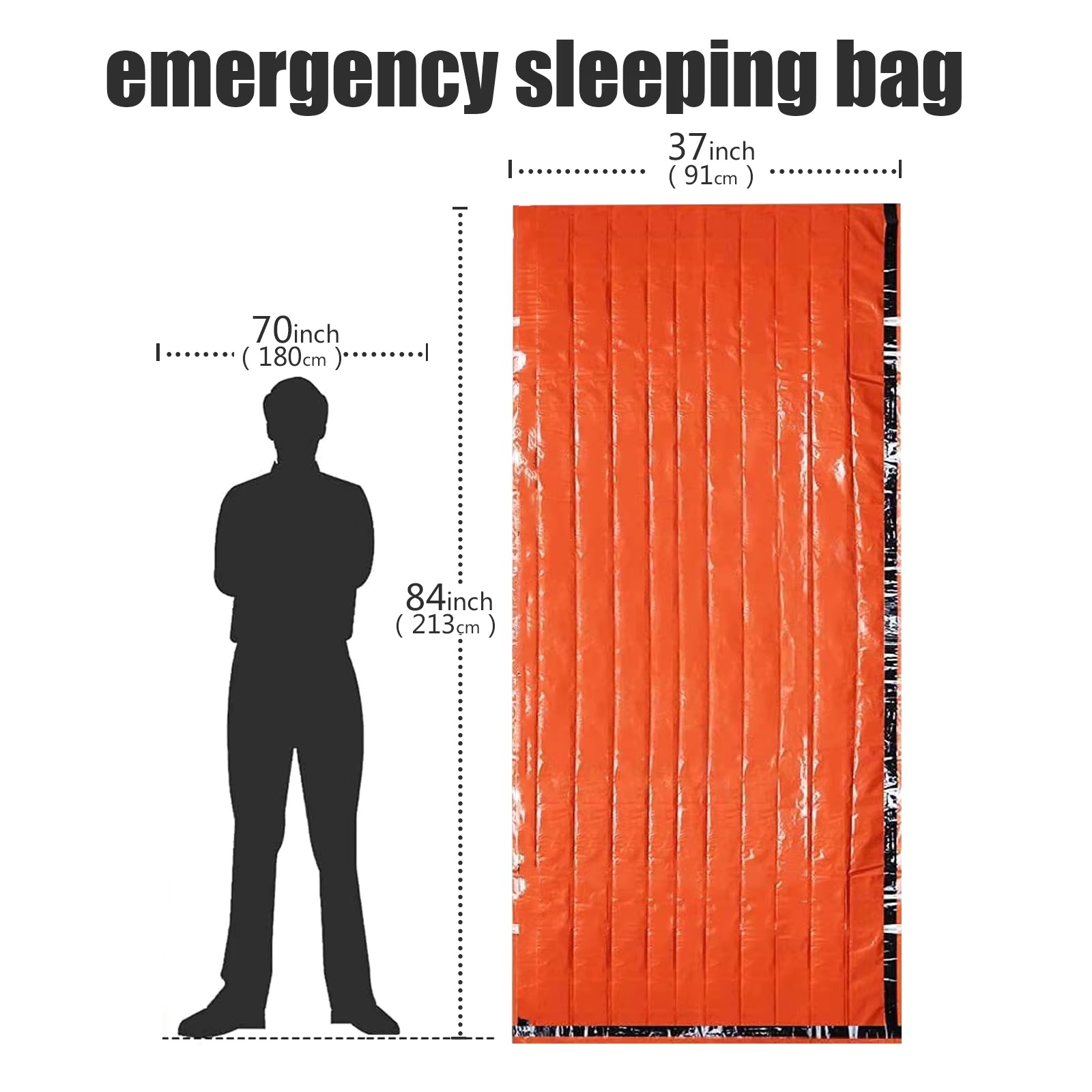 1-5Pack Emergency Sleeping Bag - đánh giá và giá Emergency Mylar Blanket