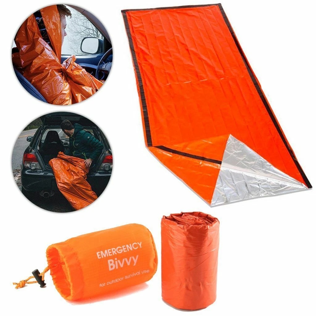 1-5Pack Emergency Sleeping Bag - đánh giá và giá Emergency Mylar Blanket