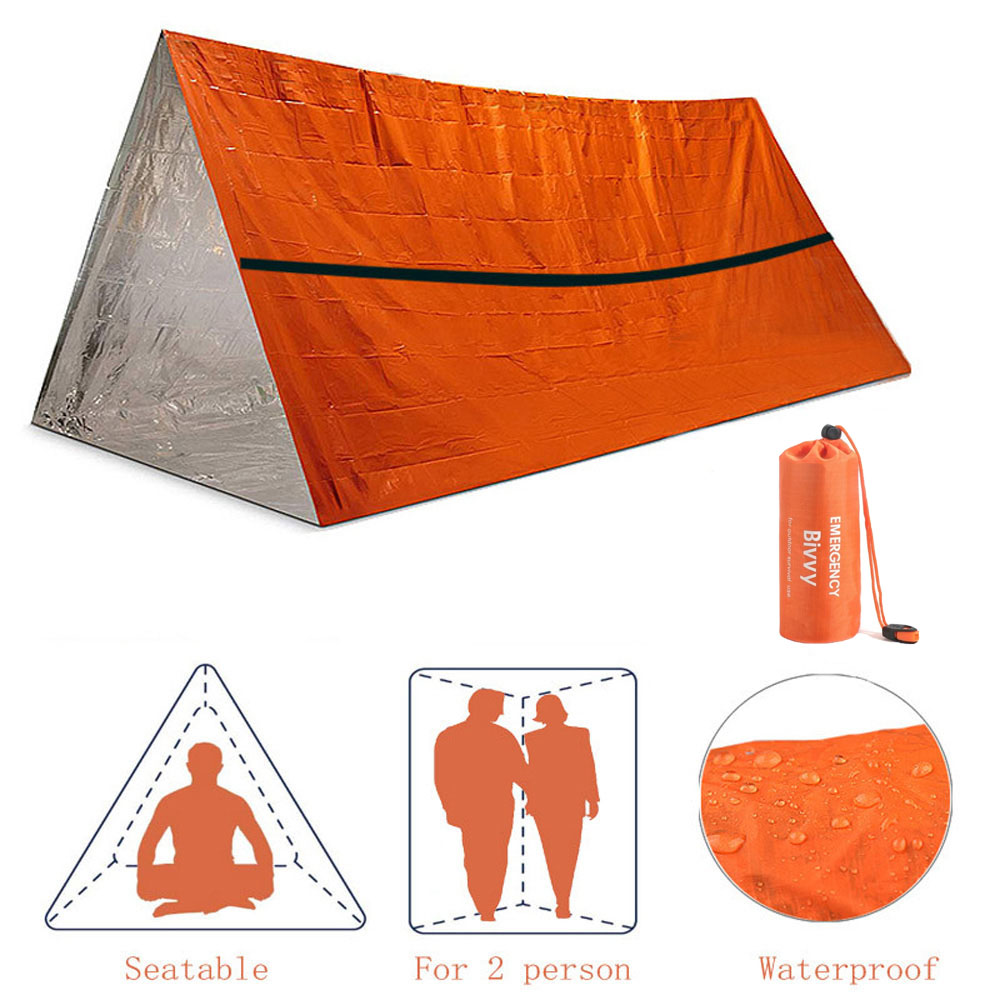 2 Person Emergency Shelter Biv - đánh giá và giá Emergency Mylar Blanket