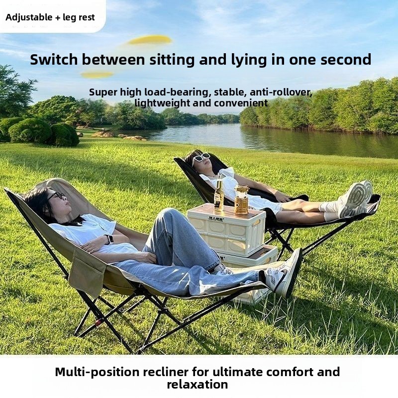 Moon chair with four adjustabl - đánh giá và giá Outdoor Camping Lounge Chairs
