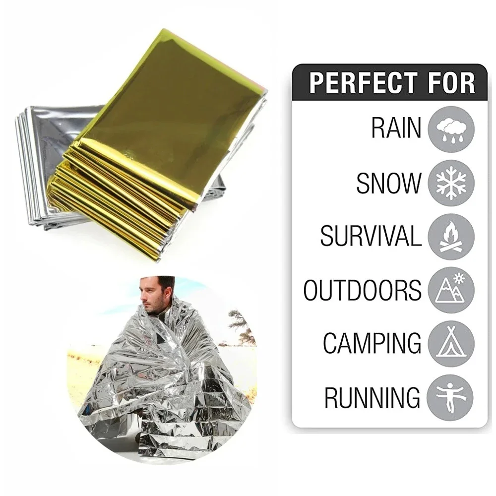 5Pcs Emergency Thermal Blanket - đánh giá và giá Emergency Mylar Blanket