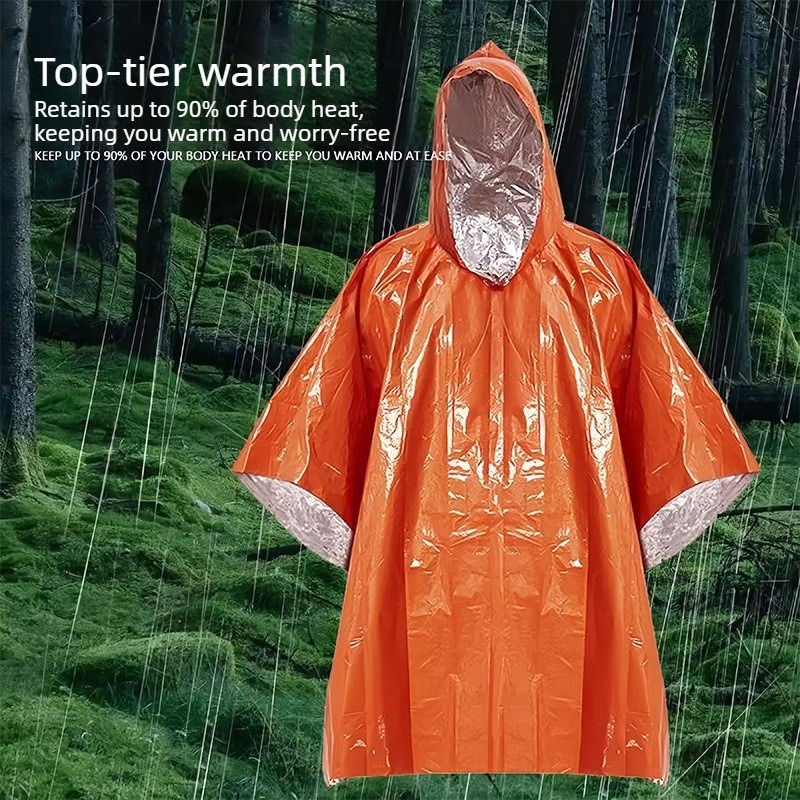 1-10PCS Emergency Rain Poncho  - đánh giá và giá Emergency Mylar Blanket