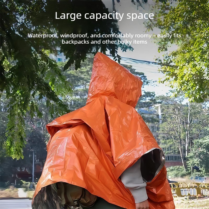 1-10PCS Emergency Rain Poncho  - đánh giá và giá Emergency Mylar Blanket
