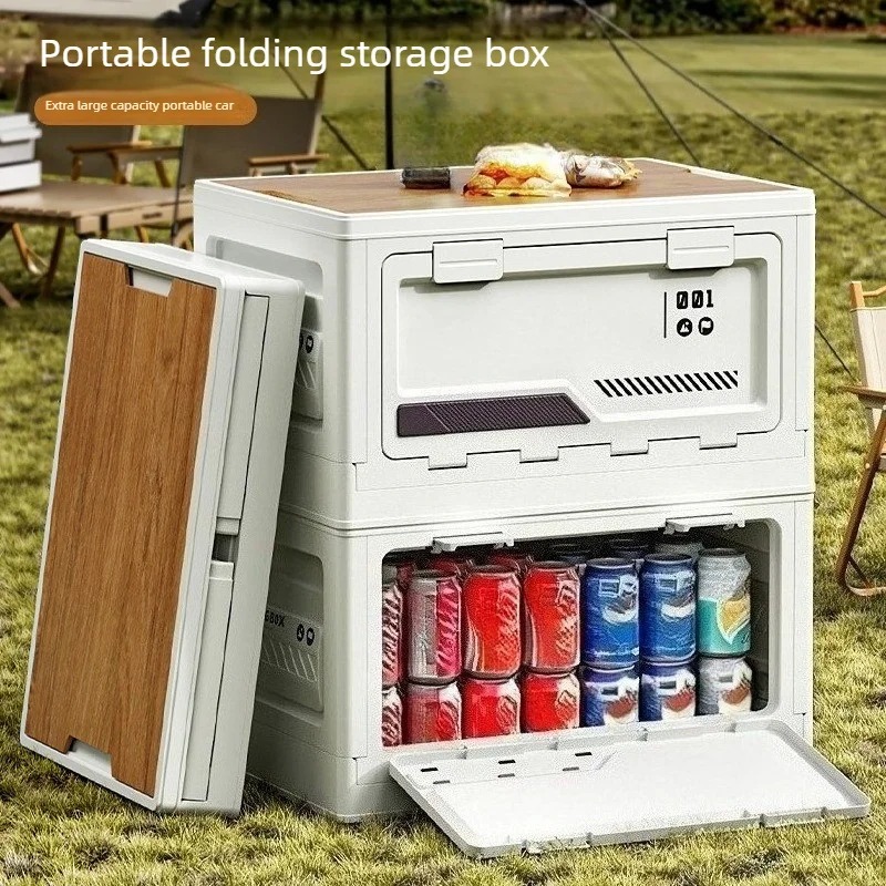Car Trunk Wooden Lid Outdoor C - đánh giá và giá Outdoor Camping Storage Box