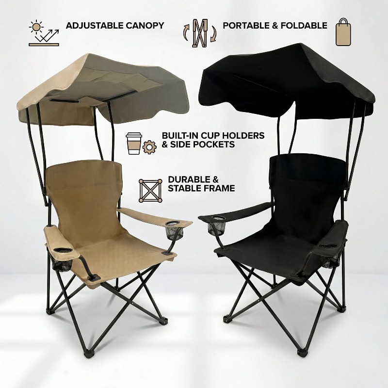 Outdoor Camping Chair With Awn - đánh giá và giá Outdoor Camping Lounge Chairs
