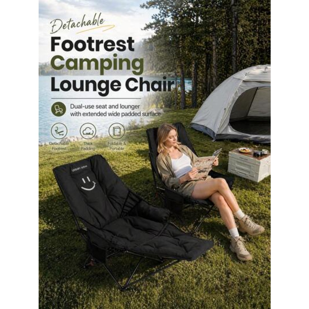 2-In-1 Reclining Camping Chair - đánh giá và giá Outdoor Camping Lounge Chairs
