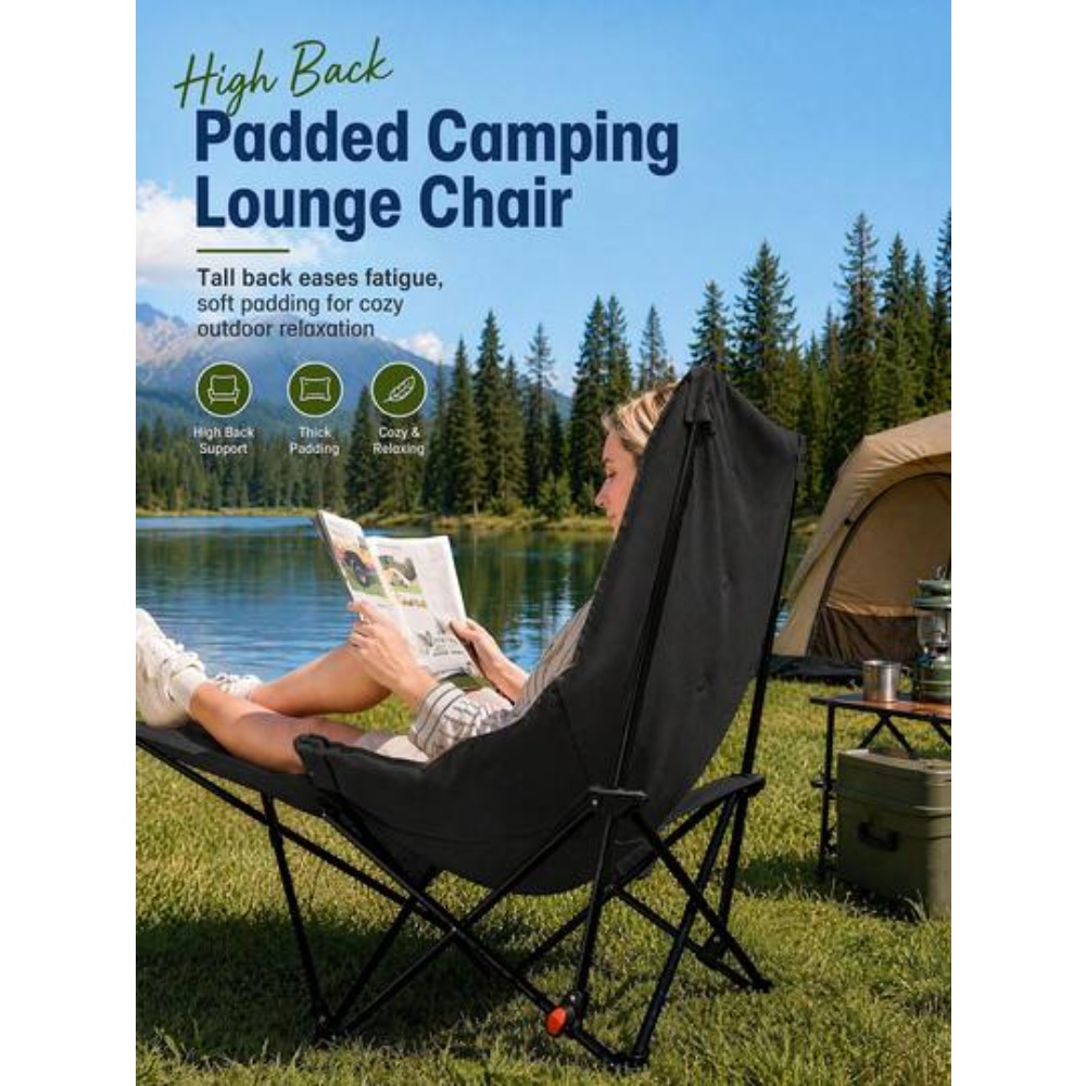2-In-1 Reclining Camping Chair - đánh giá và giá Outdoor Camping Lounge Chairs